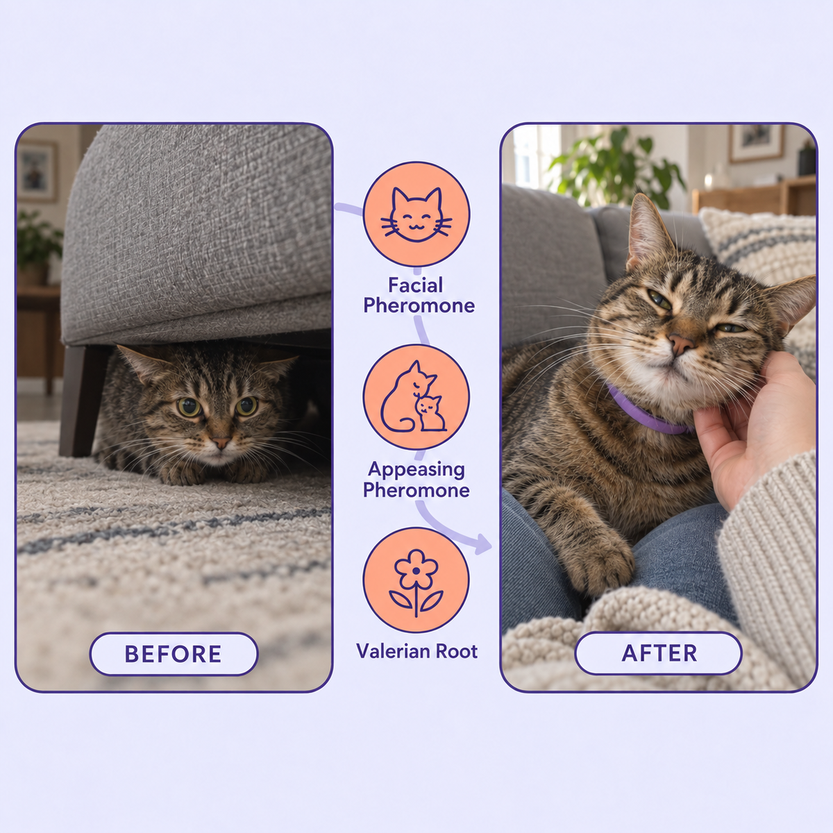Nubello calming collar compared with a plug-in diffuser