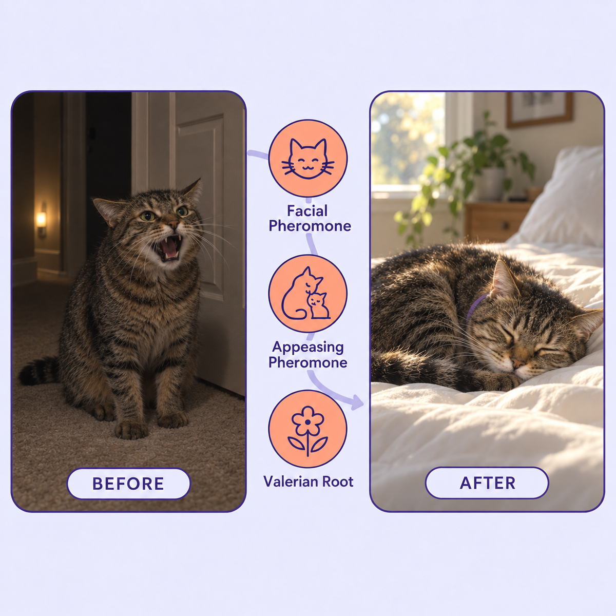 Nubello calming collar compared with a plug-in diffuser